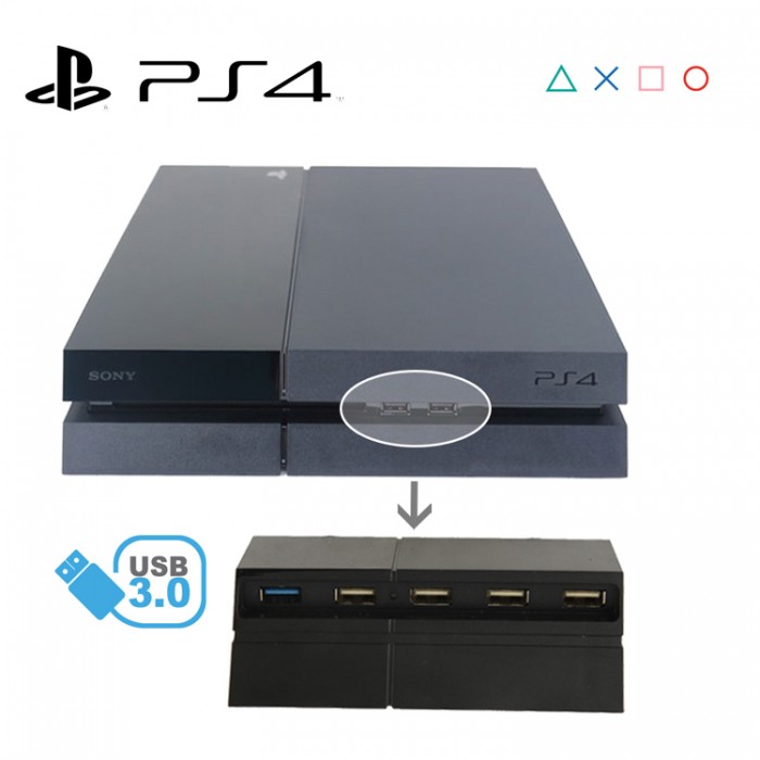 Dagaanbieding - 5-poort USB Hub voor PS4 dagelijkse aanbiedingen